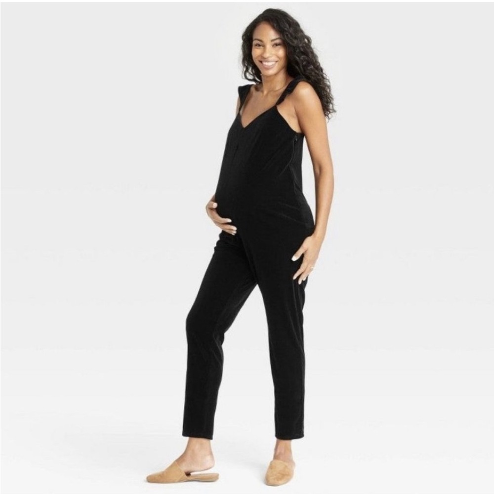 Hatch Maternity Velvet jumper NWT